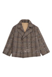 HAND CRAFTED QUILTED PEA-COAT (Men)
