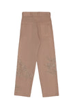 EMBROIDERED DENIM TROUSERS (Women)