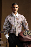 'DUNYA' Striped Button-up Shirt (Men)