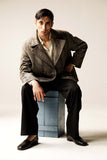 HAND CRAFTED QUILTED PEA-COAT (Men)