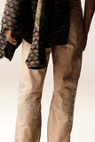 EMBROIDERED DENIM TROUSERS (Women)