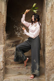 "Lyla" Hand Embroidered Tailored Shirt (Women)
