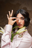 "Lyla" Hand Embroidered Tailored Shirt (Women)