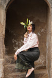 "Lyla" Hand Embroidered Tailored Shirt (Women)