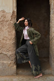 "Morni" Embroidered Coat & Trouser Set (Women)