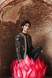 "Mystic Jungle" Hand Embroidered Structured Jacket (Men)