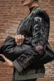 "Mystic Jungle" Hand Embroidered Structured Jacket (Women)