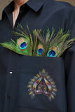 "Mor" Embroidered Resort Shirt (Men)