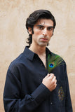"Mor" Embroidered Resort Shirt (Women)