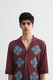 Qaif Cord Embroidered Polo Shirt (Men)