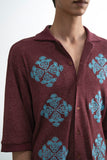 Qaif Cord Embroidered Polo Shirt (Men)
