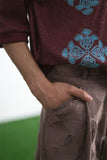 Jamun Block print and Embroidery Trouser (Men)