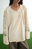 Jania Embroidered Knot Shirt (Women)