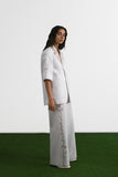 Zaver Embroidered Chikankari Trouser (Women)