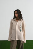 Justaju Embroidered Shirt  (Women)