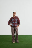 Jamun Block print and Embroidery Trouser (Women)