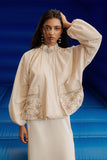 Nargis Print & Embroidery Balloon Pullover (Women)