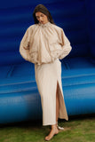 Nargis Print & Embroidery Balloon Pullover (Women)
