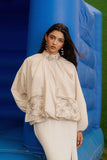 Nargis Print & Embroidery Balloon Pullover (Women)