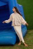 Nargis Print & Embroidery Balloon Pullover (Women)