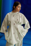 Sage Blockprint Pleated Shirt (Women)