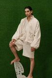 Nargis Print & Embroidery Balloon Pullover (Men)