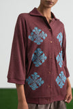 Qaif Cord Embroidered Polo Shirt (Men)