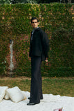 ‘Khalo’ Black Islampur Shawl Shacket (Men)