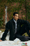 ‘Khalo’ Black Islampur Shawl Shacket (Men)