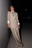 Tailored Wide Leg Trousers