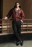 'CHAMPA' Leather Hoodie Jacket (Men)