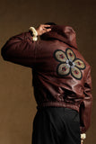'CHAMPA' Leather Hoodie Jacket (Men)