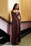 'LANA' Distorted Chunri Print and Lace Dress (Women)
