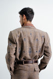 'ZAIVAR' Embroidered Blazer-shirt (Men)