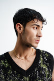 'BHEER' Woven Jacquard Knit Sweater-vest (Men)