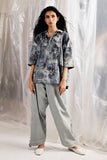 'FORGET-ME-NOT' EMBROIDERED RESORT SHIRT (Women)