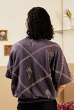 'IZHAR' PRINT AND EMBROIDERY POLO (Women)