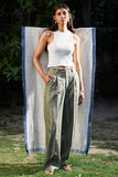 "GRAPEVINE" EMBROIDERED TROUSERS (Women)