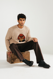 'SPROUT' RELAXED-FIT KNIT SWEATER (Men)