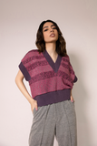 'WISTERIA' CROPPED SWEATER VEST (Women)