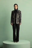 "Mystic Jungle" Hand Embroidered Structured Jacket