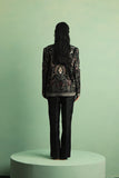 "Mystic Jungle" Hand Embroidered Structured Jacket