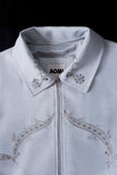 "Mahal" Embroidered Trucker Jacket (Men)