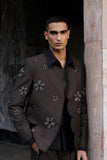 'BAAGH' Band-gala Sherwani Jacket