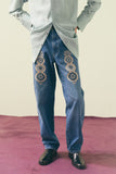 Dyrah Hand Embroidered Jeans (Men)