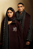 'JAAN' Reversible Double-sided Coat with Detachable Shawl