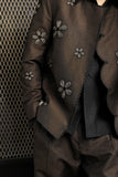 'BAAGH' Band-gala Sherwani Jacket