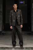 'BAAGH' Band-gala Sherwani Jacket