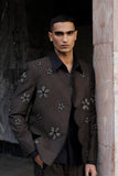 'BAAGH' Band-gala Sherwani Jacket