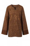 Hand Embroidered Blockprint Kurta